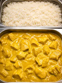 Pui Curry cu orez basmati, imaginea 2